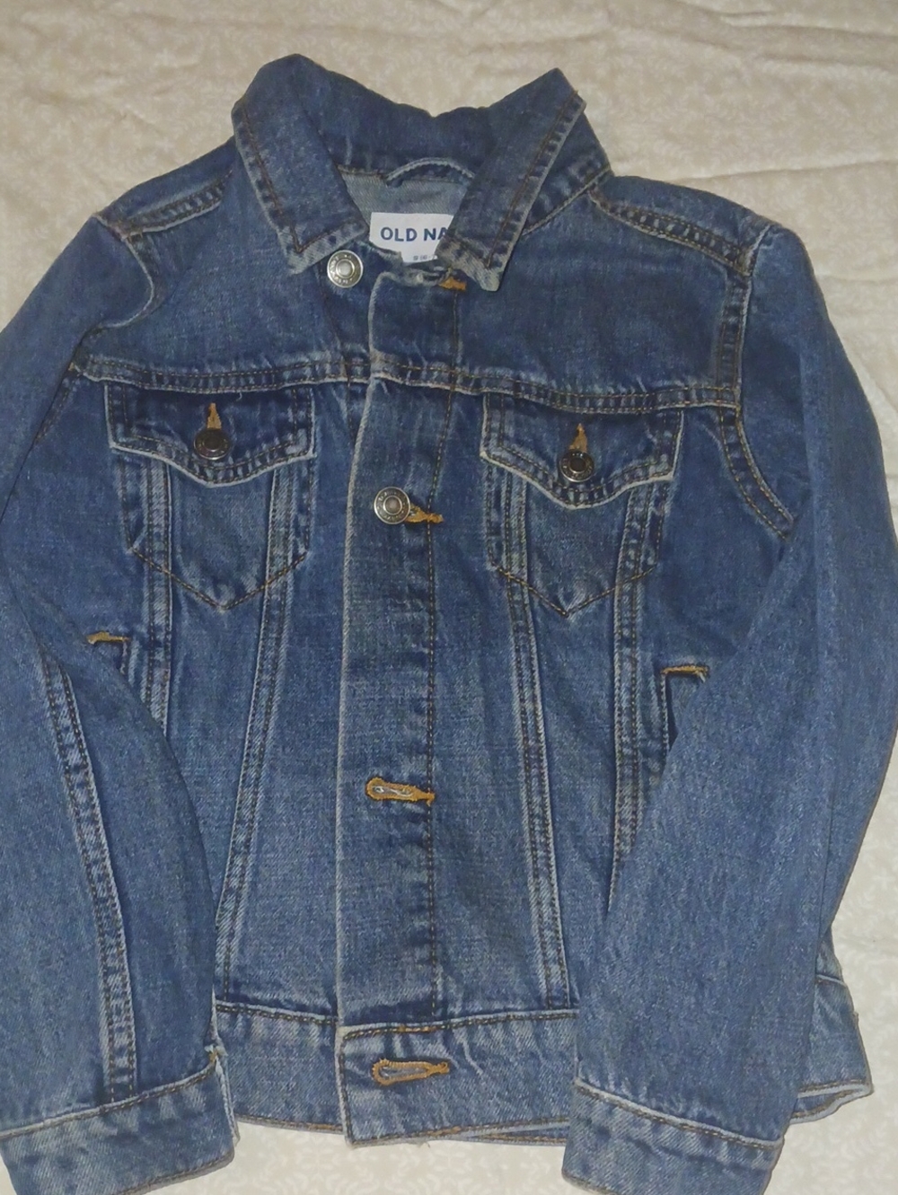 Old Navy Men's Dark Blue Denim Jacket